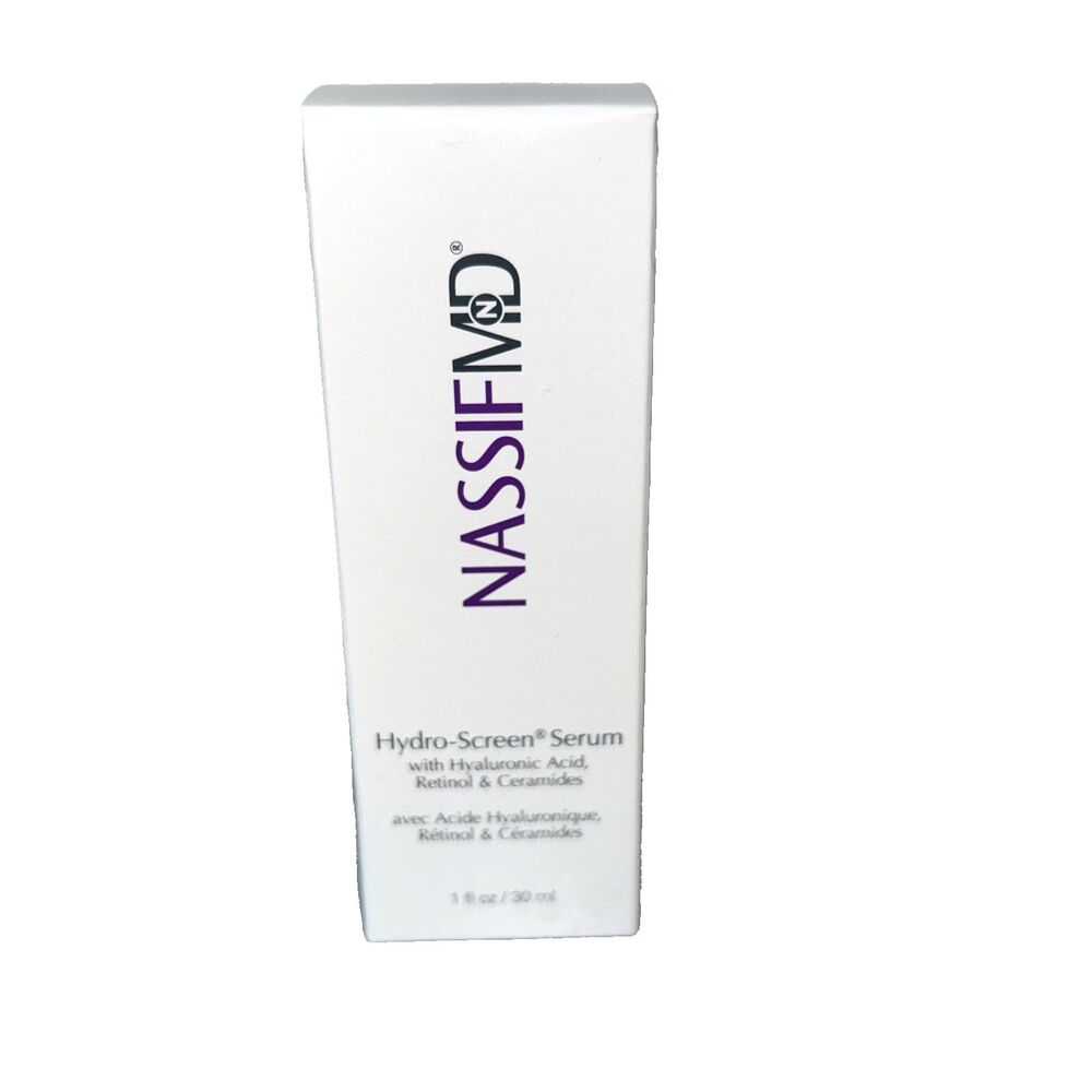NASSIF MD Hydro-Screen Hydration Serum w/Hyaluronic Acid 1 fl oz New Sealed
